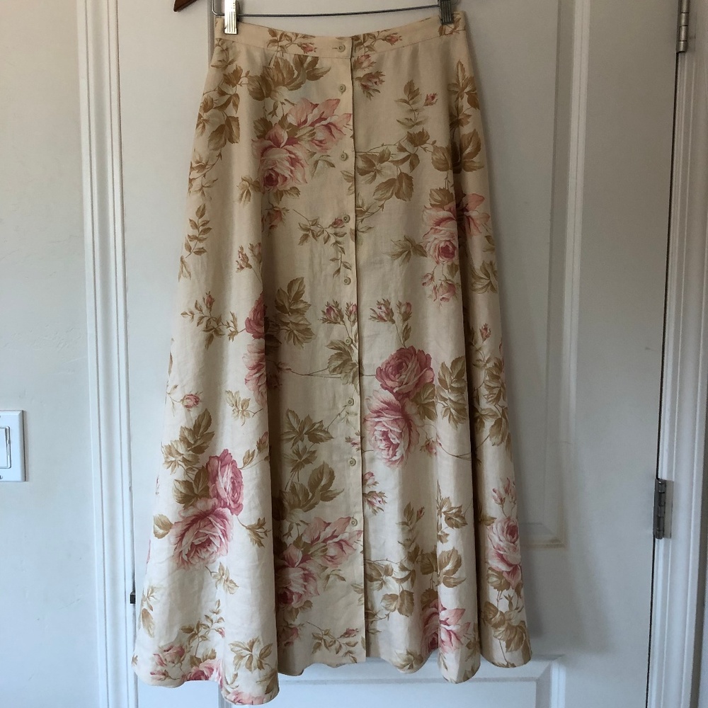 Linen skirt, Ralph Lauren